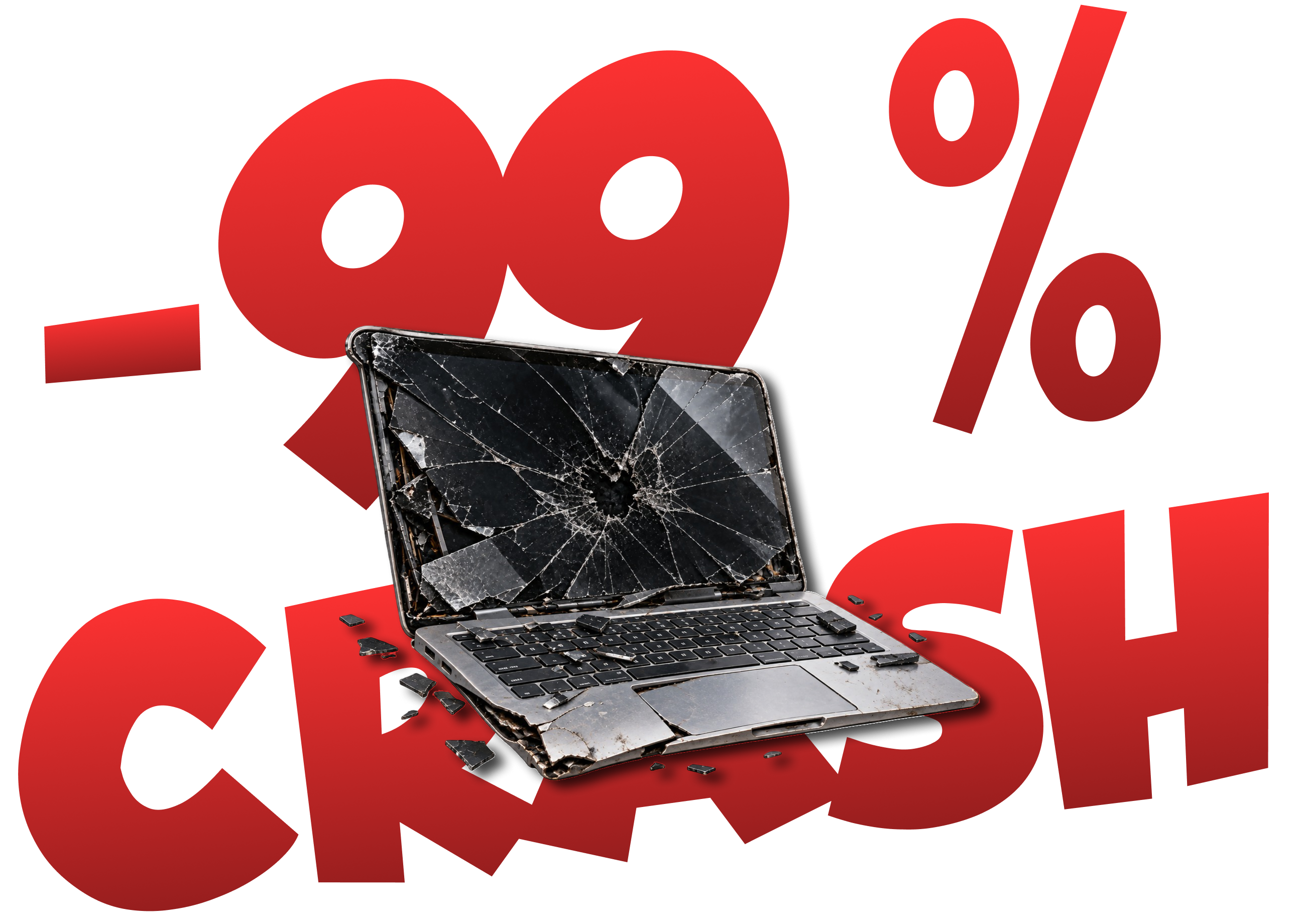 The Crash Laptop featured visual